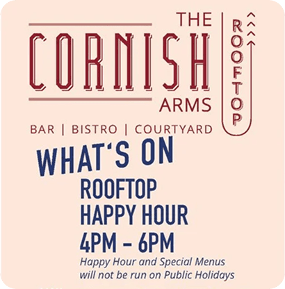 $7 Schooners 4pm to 6pm Mon to Fri