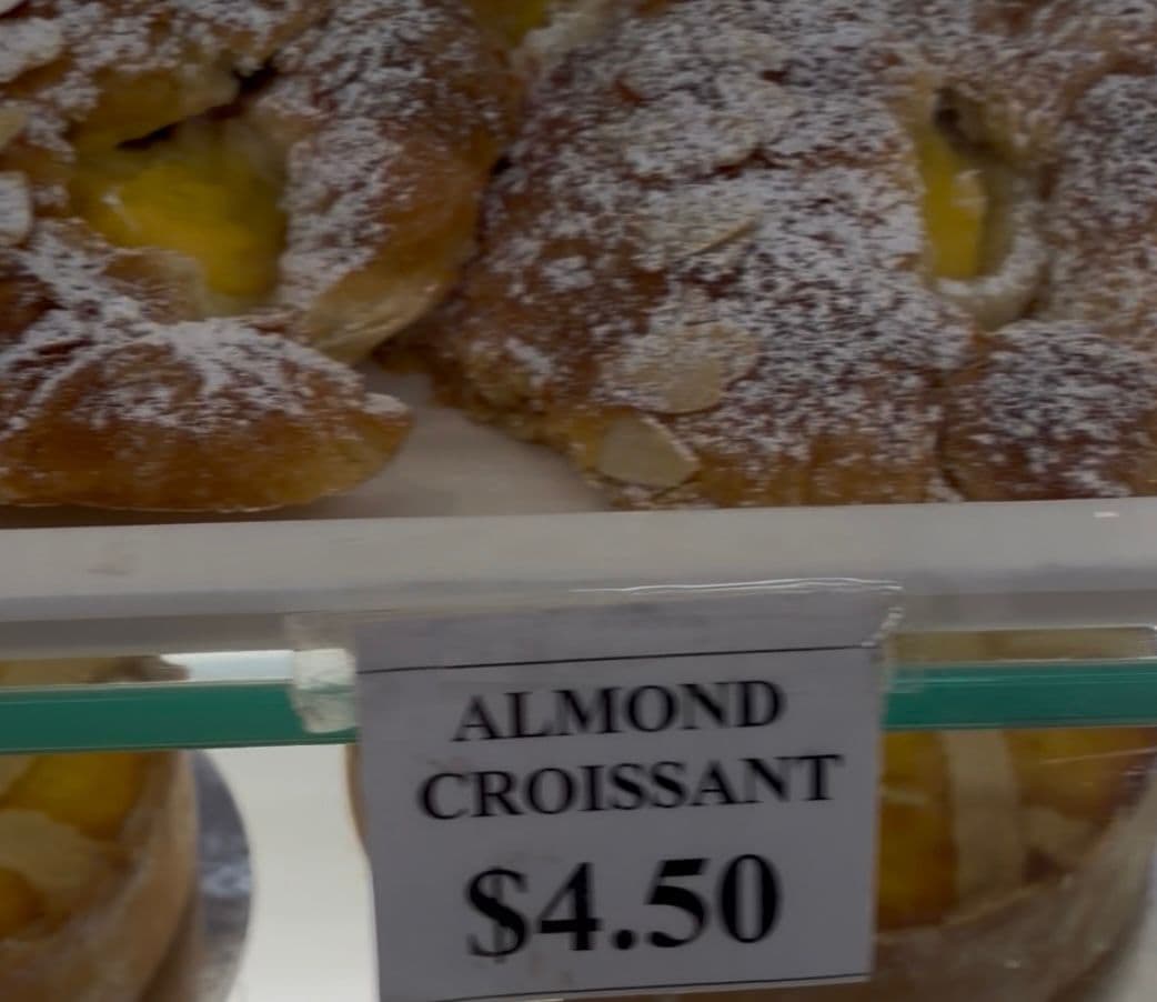 $4.50 Custard crossaint, $5 Coffee and More deals