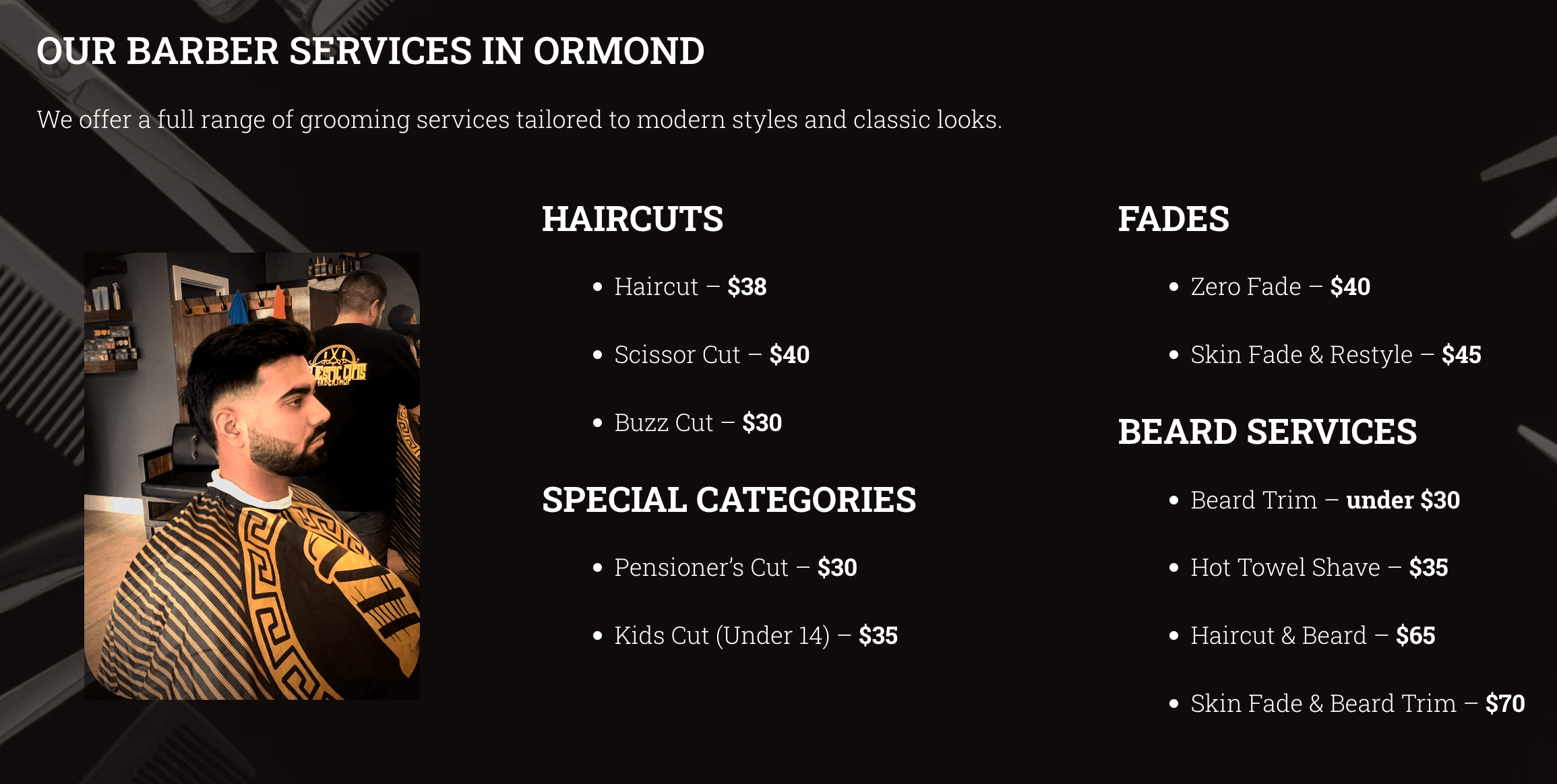 $45 Skin Fade Always